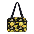 Gold And Yellow Floral Print Double Strap Bible Bag