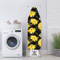 Gold And Yellow Floral Print Ironing Board Cover
