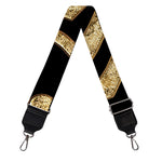 Gold Bagua Yin Yang Print Bag Strap