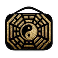 Gold Bagua Yin Yang Print Classic Bible Case