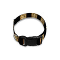 Gold Bagua Yin Yang Print Dog Collar