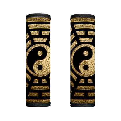 Gold Bagua Yin Yang Print Handle Covers