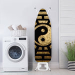 Gold Bagua Yin Yang Print Ironing Board Cover
