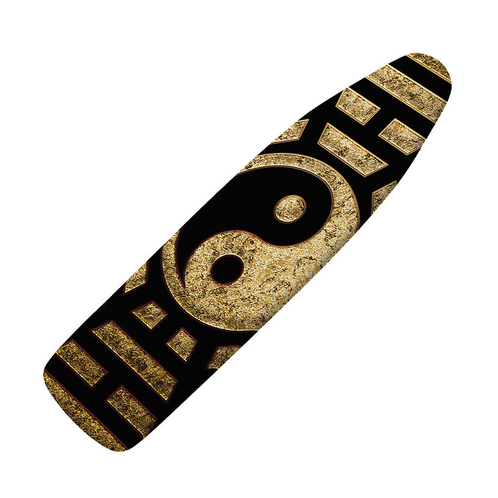 Gold Bagua Yin Yang Print Ironing Board Cover