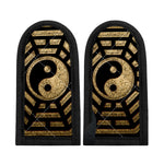 Gold Bagua Yin Yang Print Skillet Handle Cover