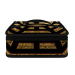 Gold Bagua Yin Yang Print Small Lunch Bag