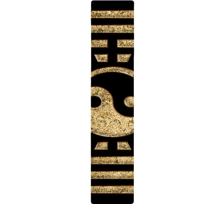 Gold Bagua Yin Yang Print Table Runner