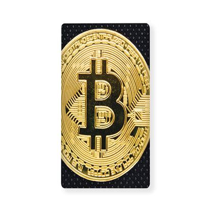 Gold Bitcoin Symbol Print Baby Crib Sheet