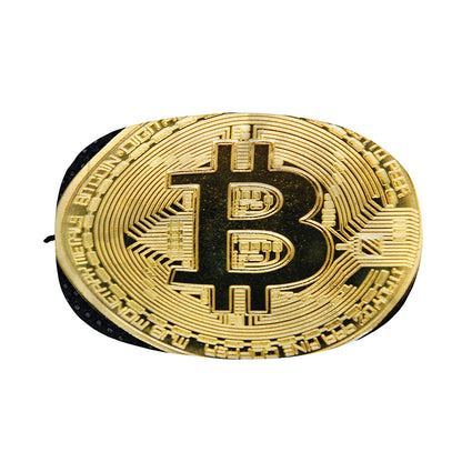 Gold Bitcoin Symbol Print Car Side Mirror Covers