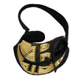 Gold Bitcoin Symbol Print Pet Sling Carrier