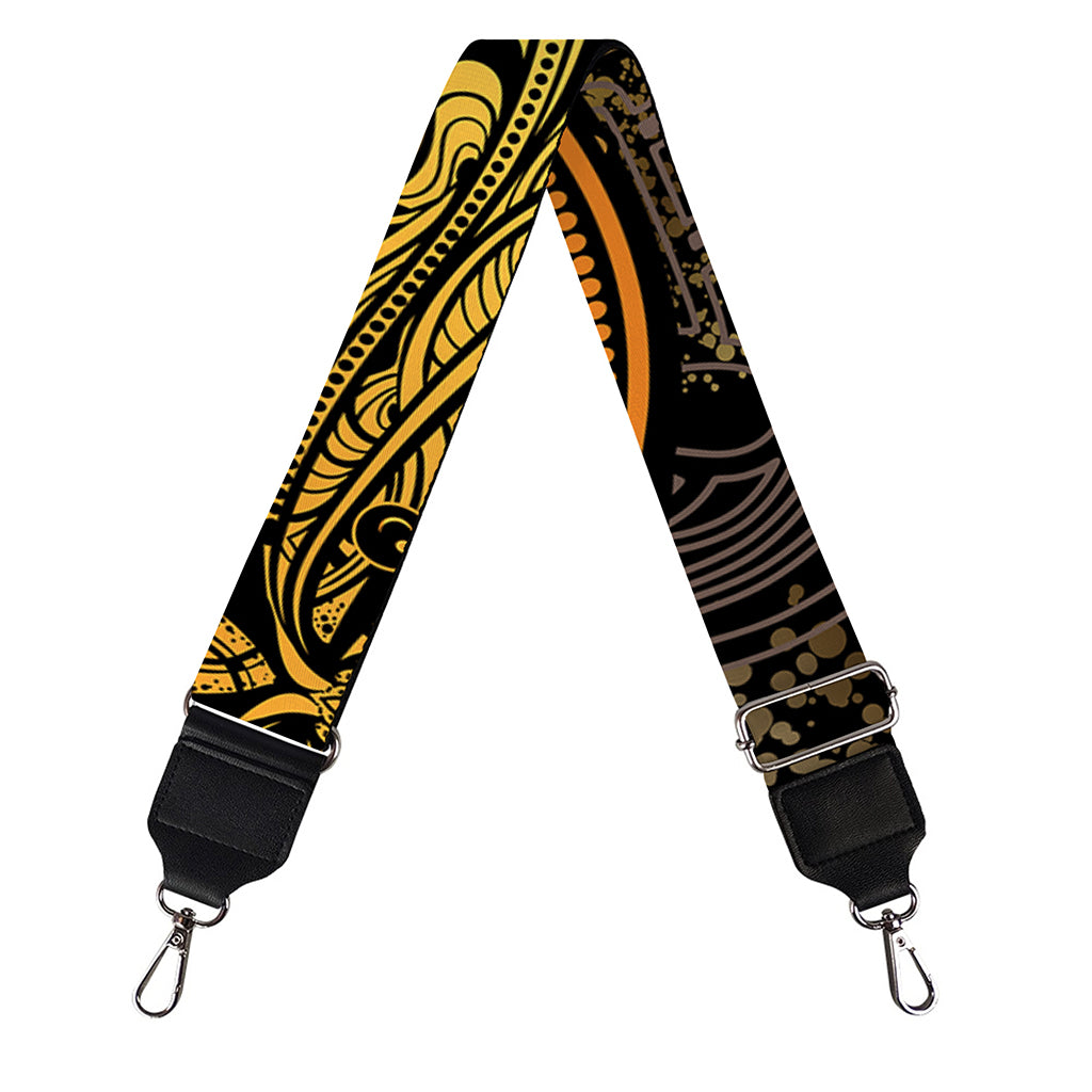 Gold Boho Dragonfly Print Bag Strap