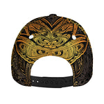 Gold Boho Dragonfly Print Baseball Cap