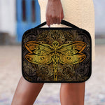 Gold Boho Dragonfly Print Classic Bible Case