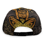 Gold Boho Dragonfly Print Snapback Cap
