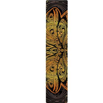 Gold Boho Dragonfly Print Table Runner