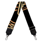 Gold Celtic Knot Cross Print Bag Strap