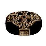 Gold Celtic Knot Cross Print Car Side Mirror Covers