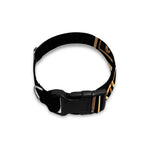 Gold Celtic Knot Cross Print Dog Collar