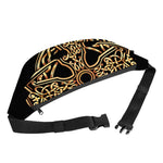 Gold Celtic Knot Cross Print Fanny Pack