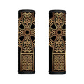 Gold Celtic Knot Cross Print Handle Covers
