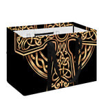 Gold Celtic Knot Cross Print Utility Tote Bag