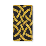 Gold Celtic Knot Symbol Print Baby Crib Sheet