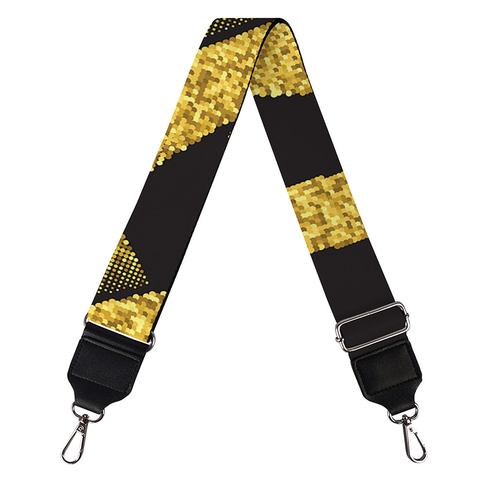 Gold Celtic Knot Symbol Print Bag Strap