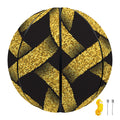 Gold Celtic Knot Symbol Print Basketball