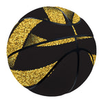 Gold Celtic Knot Symbol Print Basketball