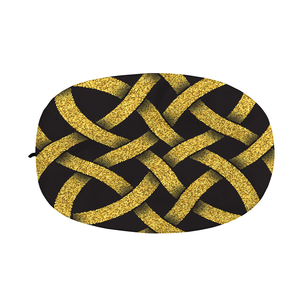Gold Celtic Knot Symbol Print Car Side Mirror Covers