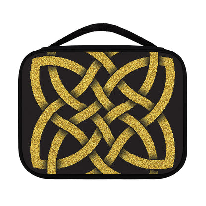 Gold Celtic Knot Symbol Print Classic Bible Case