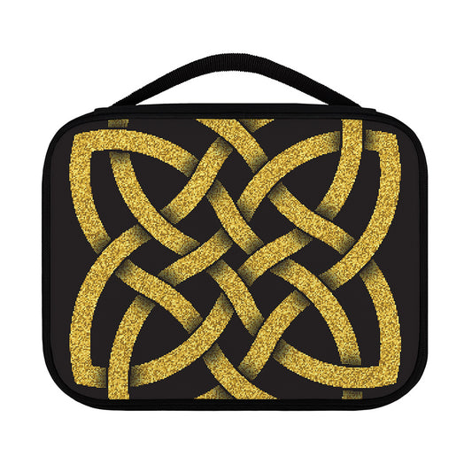 Gold Celtic Knot Symbol Print Classic Bible Case
