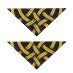 Gold Celtic Knot Symbol Print Dog Bandana