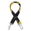Gold Celtic Knot Symbol Print Dog Seat Belt