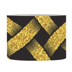 Gold Celtic Knot Symbol Print Drum Lamp Shade