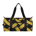 Gold Celtic Knot Symbol Print Gym Bag
