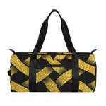 Gold Celtic Knot Symbol Print Gym Bag