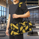 Gold Celtic Knot Symbol Print Gym Bag