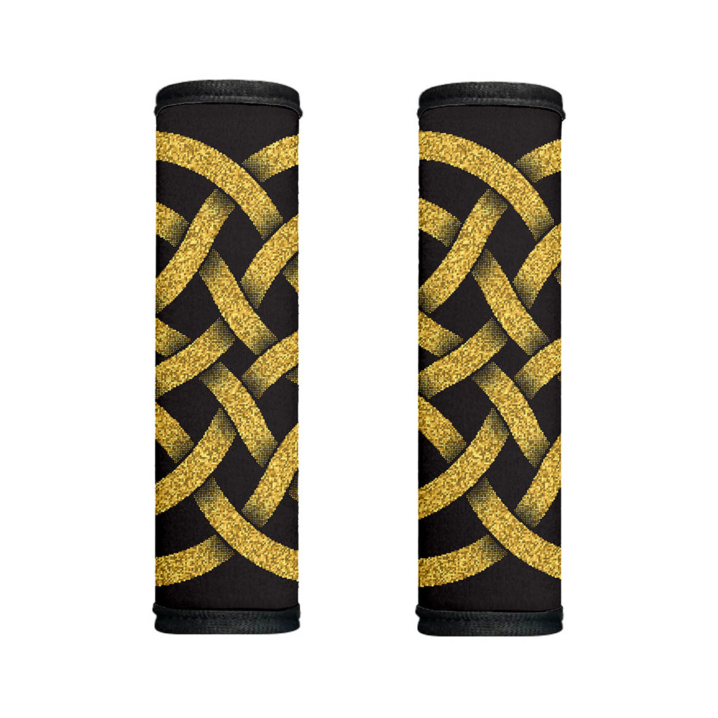 Gold Celtic Knot Symbol Print Handle Covers