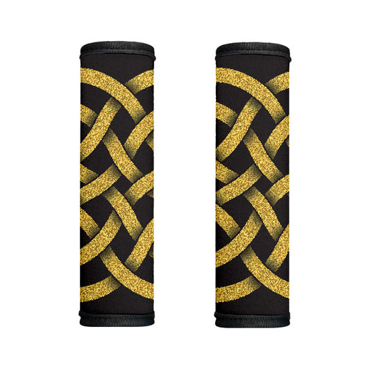 Gold Celtic Knot Symbol Print Handle Covers