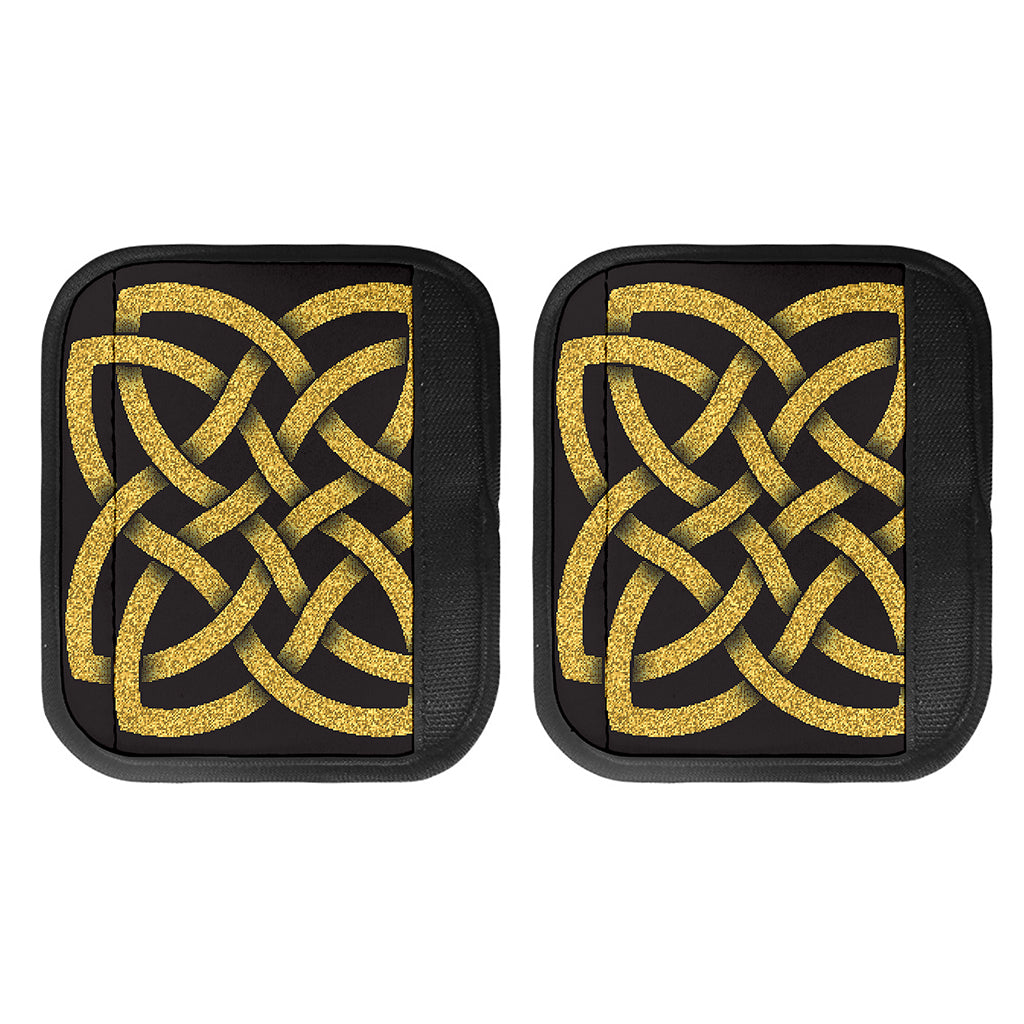 Gold Celtic Knot Symbol Print Handle Covers