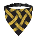 Gold Celtic Knot Symbol Print Over The Collar Dog Bandana