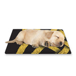 Gold Celtic Knot Symbol Print Pet Cooling Mat Cover