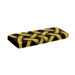 Gold Celtic Knot Symbol Print Piano Keyboard Cover
