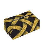 Gold Celtic Knot Symbol Print Rectangle Tissue Box Cover