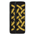 Gold Celtic Knot Symbol Print Refrigerator Handle Covers