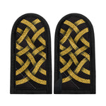 Gold Celtic Knot Symbol Print Skillet Handle Cover