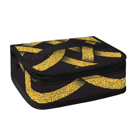Gold Celtic Knot Symbol Print Small Lunch Bag
