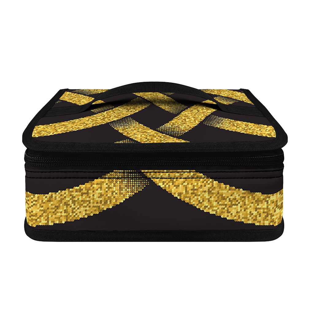 Gold Celtic Knot Symbol Print Small Lunch Bag