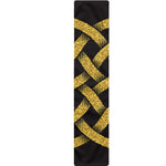Gold Celtic Knot Symbol Print Table Runner